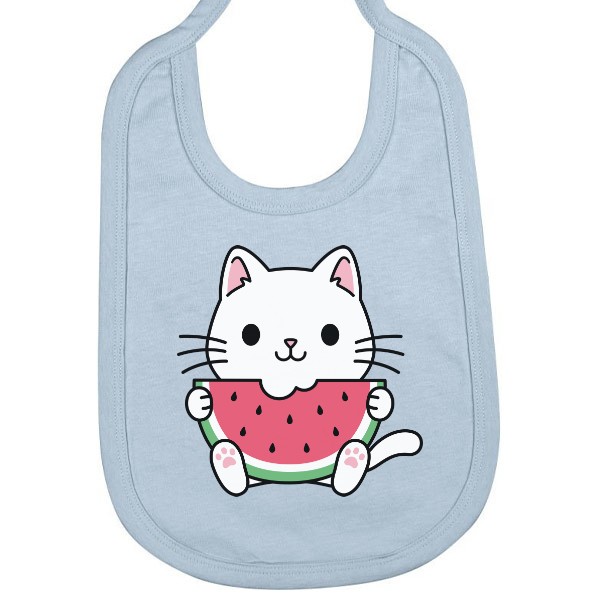 Bryndák bavlna s potiskem Bryndák s koťátkem a melounem