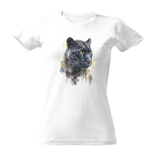 Tričko s potiskem Černý panter