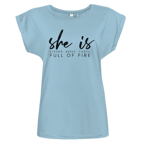 Tričko s potiskem Full of fire