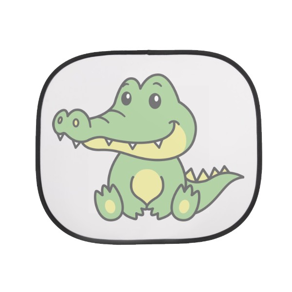 Stínítko do auta s potiskem Krokodýlí stínítko