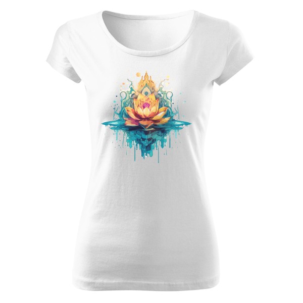 Tričko s potiskem Lotosový květ