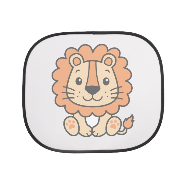 Stínítko do auta s potiskem Lví stínítko