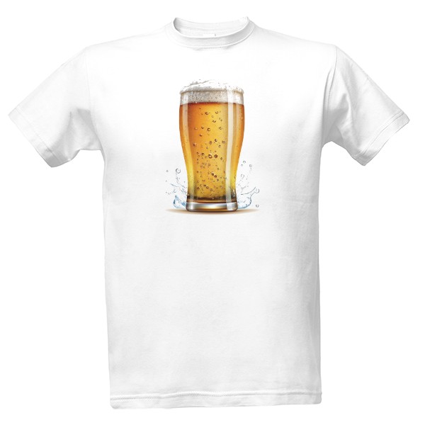 Tričko s potiskem Pivo s pěnou
