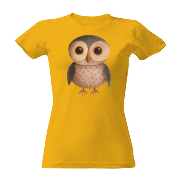 Tričko s potiskem Sova