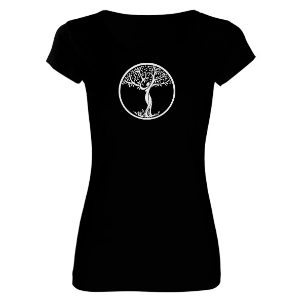 Tričko s potiskem Stromová žena