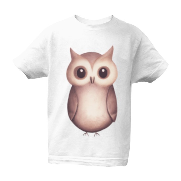 Tričko s potiskem Vykulená sova