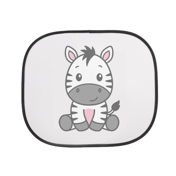 Stínítko do auta s potiskem Zebří stínítko